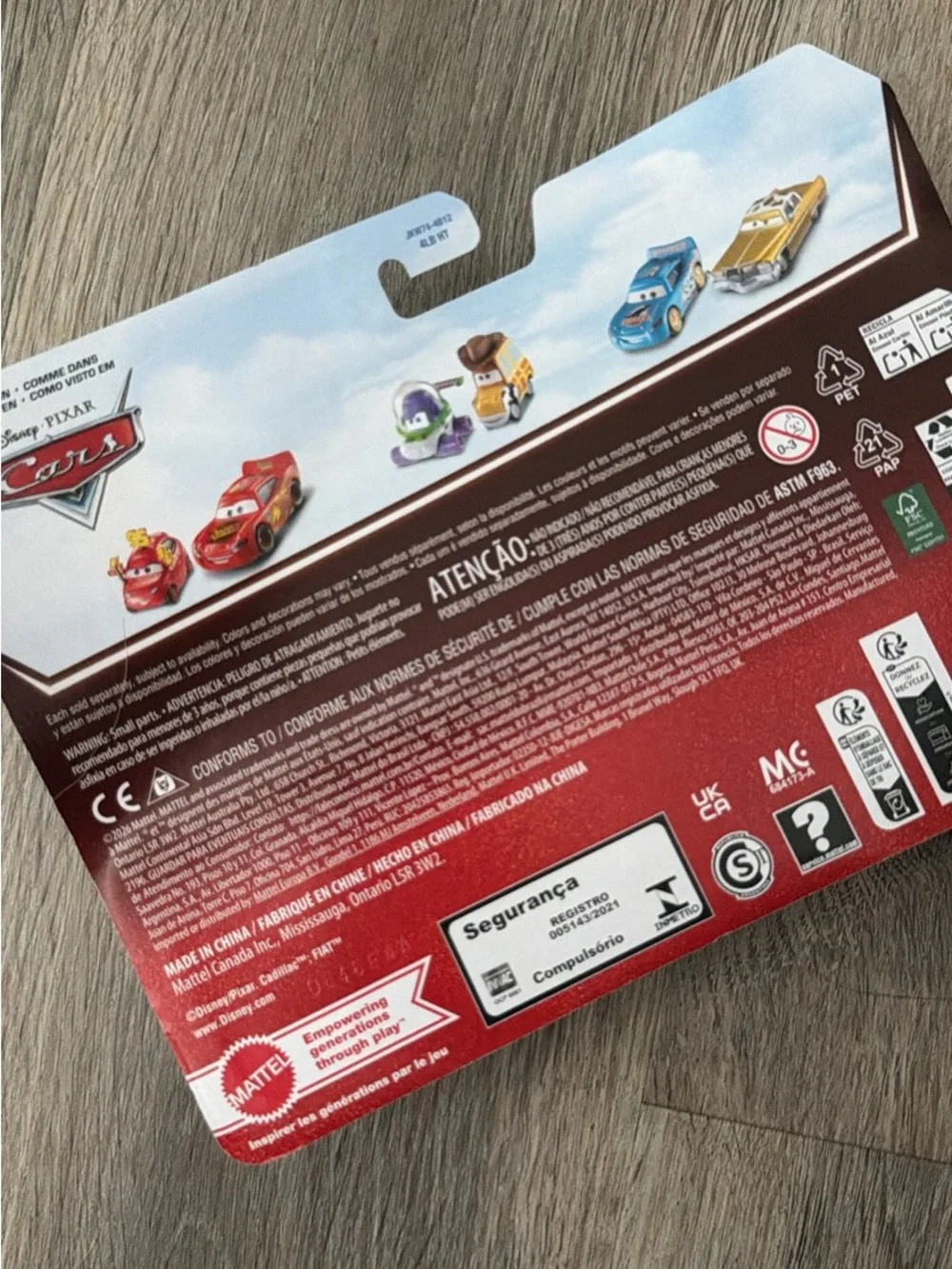 Disney Pixar Cars 2 Pack 20th anniversary Red and Guido